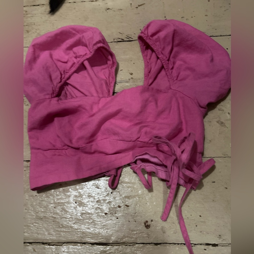 Princess Polly Pink Crop Top